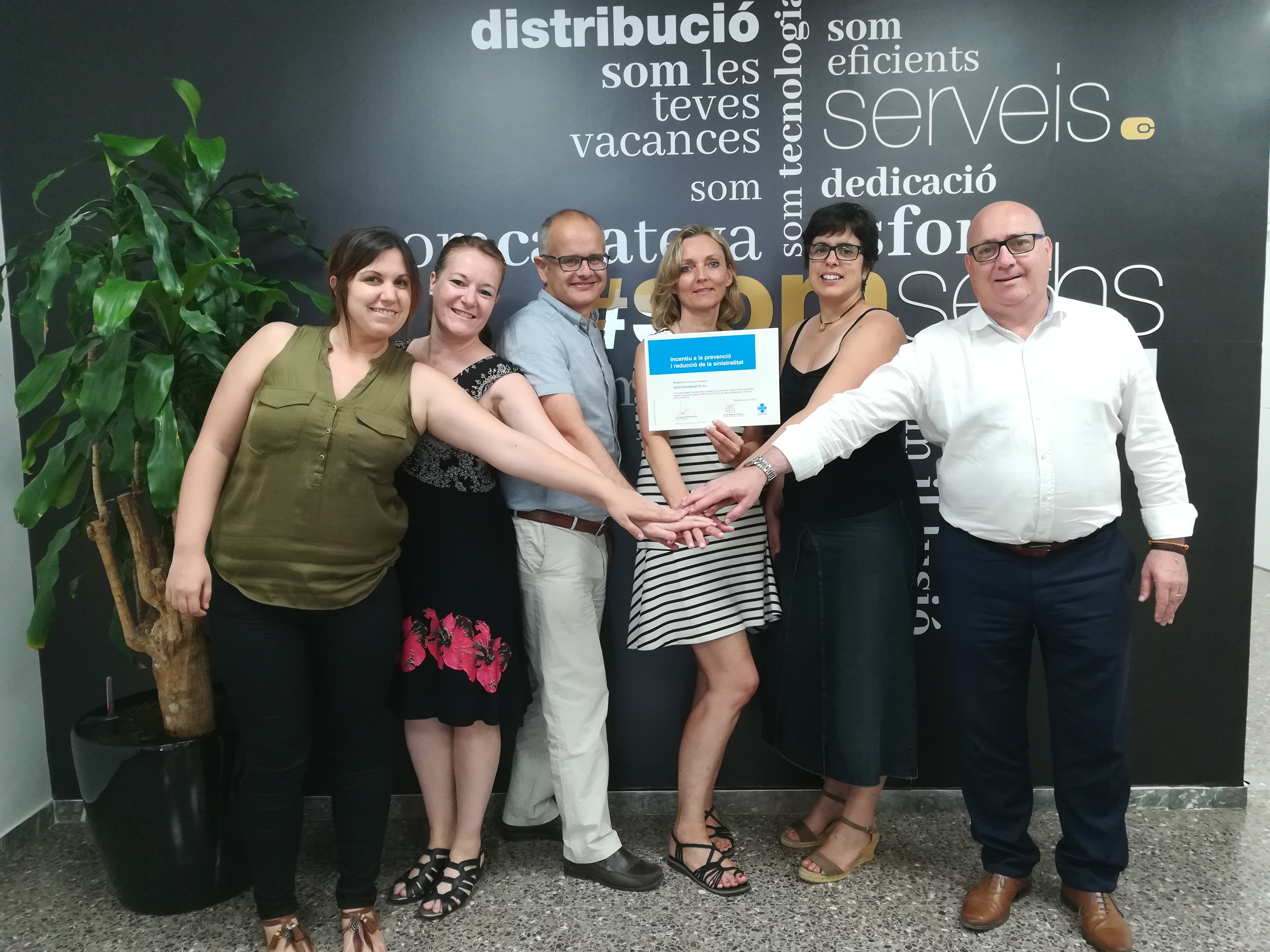 13 empresas de SERHS premiadas por su buena gestión en PRL