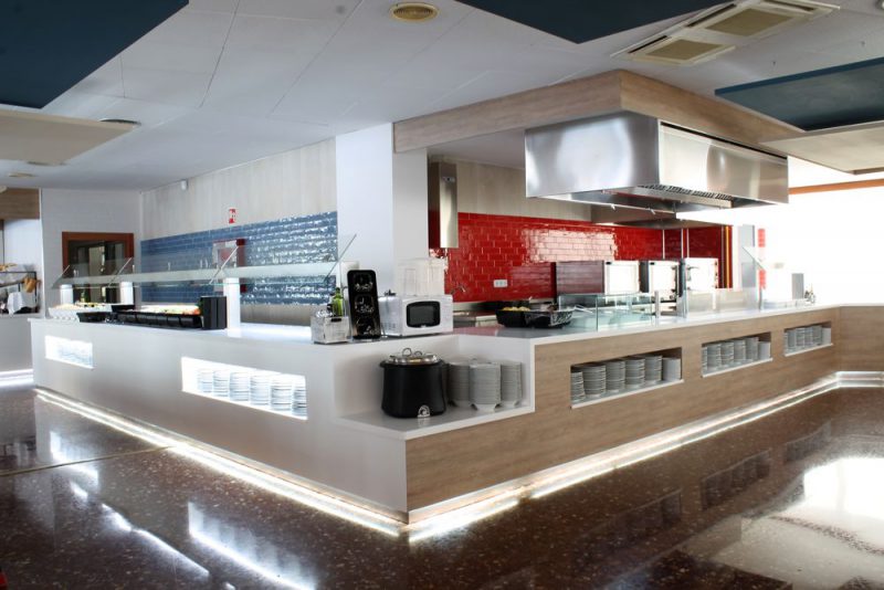Cocina Industrial y Buffet del Hotel Aquarium Lloret de Mar