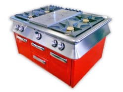 Bloque de coccion Cocina Industrial Profesional Mareno · SERHS Projects